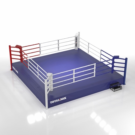 Купить Ринг боксерский Totalbox на помосте 0,5 м, 6х6м, 5х5м в Карасуке 