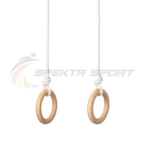 Купить Кольца гимнастические деревянные (фанера 18 мм, покрытие: эмаль, лак или пропитка) в Карасуке 