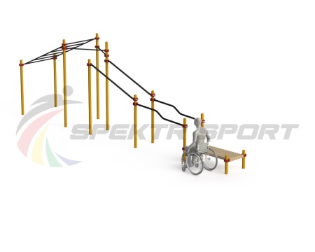 Купить Спортивный комплекс для инвалидов-колясочников WRK-D22_76mm в Карасуке 