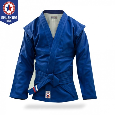 Купить Куртка для самбо "Атака"  ВФС (подкладка, пояс) р 50-60 в Карасуке 