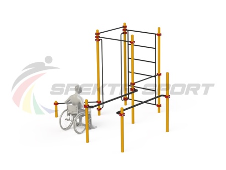 Купить Спортивный комплекс для инвалидов-колясочников WRK-D18_76mm в Карасуке 