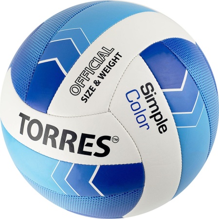 Купить Мяч волейбольный Torres Simple Color любительский р.5 в Карасуке 